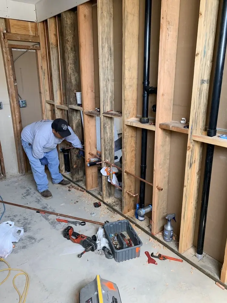 Commercial rough-in plumbing for Gas Line Repair in Brookview